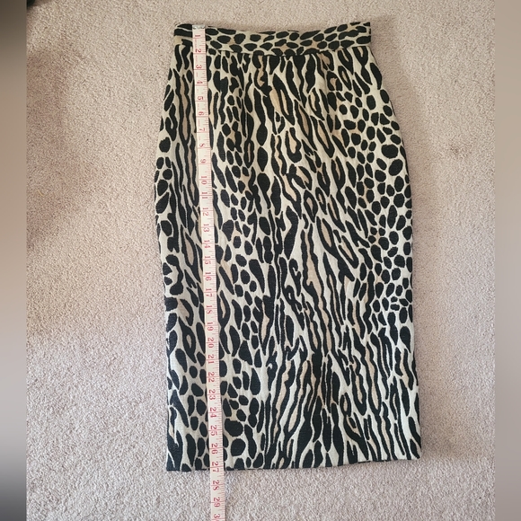 By Marlene Birger | Leopard Pencil Skirt Size 32 UK - Picture 10 of 11